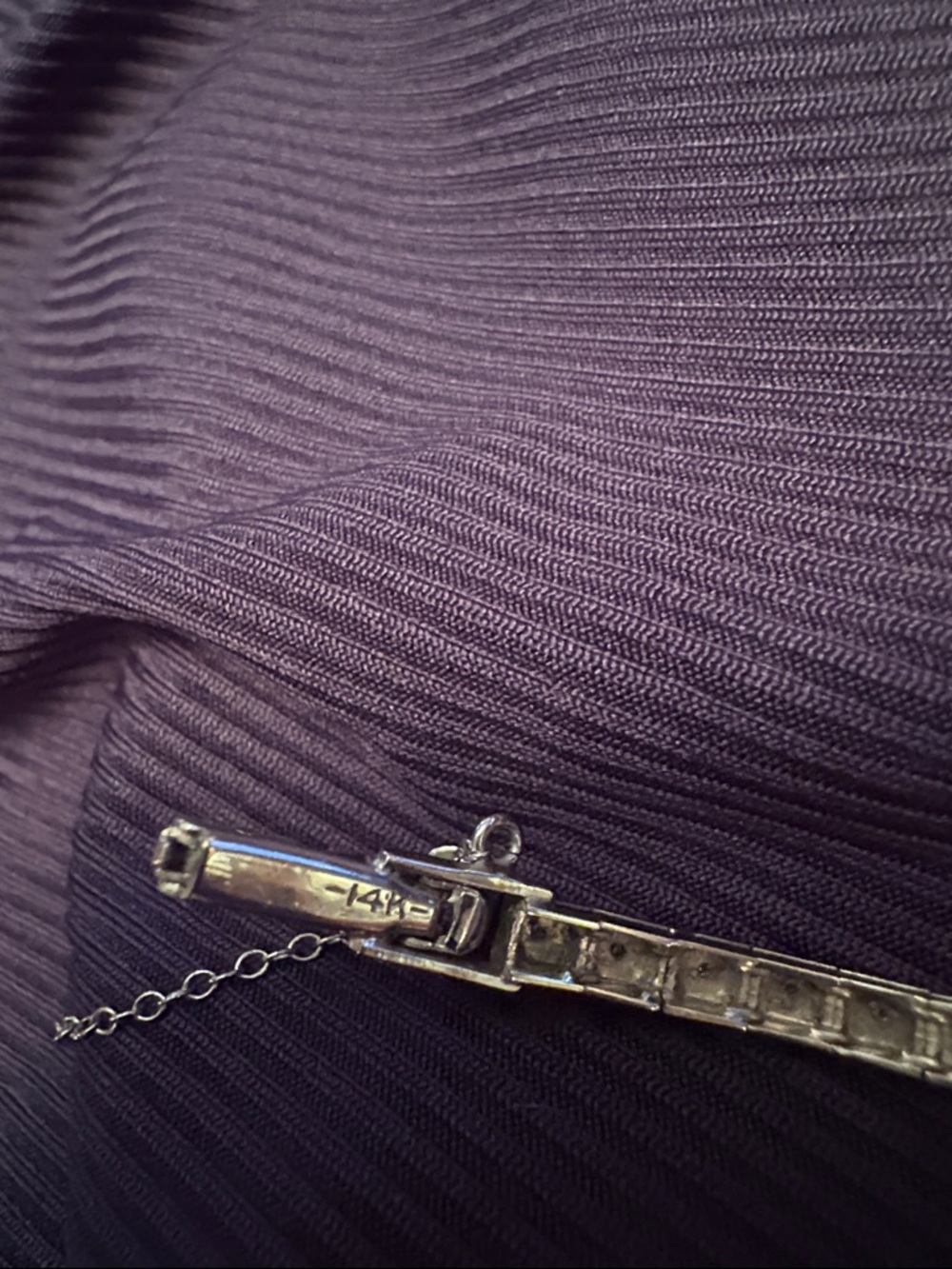 Vintage Hamilton Women's 14K Dress Watch with Crystal Accents - Picture 6 of 9